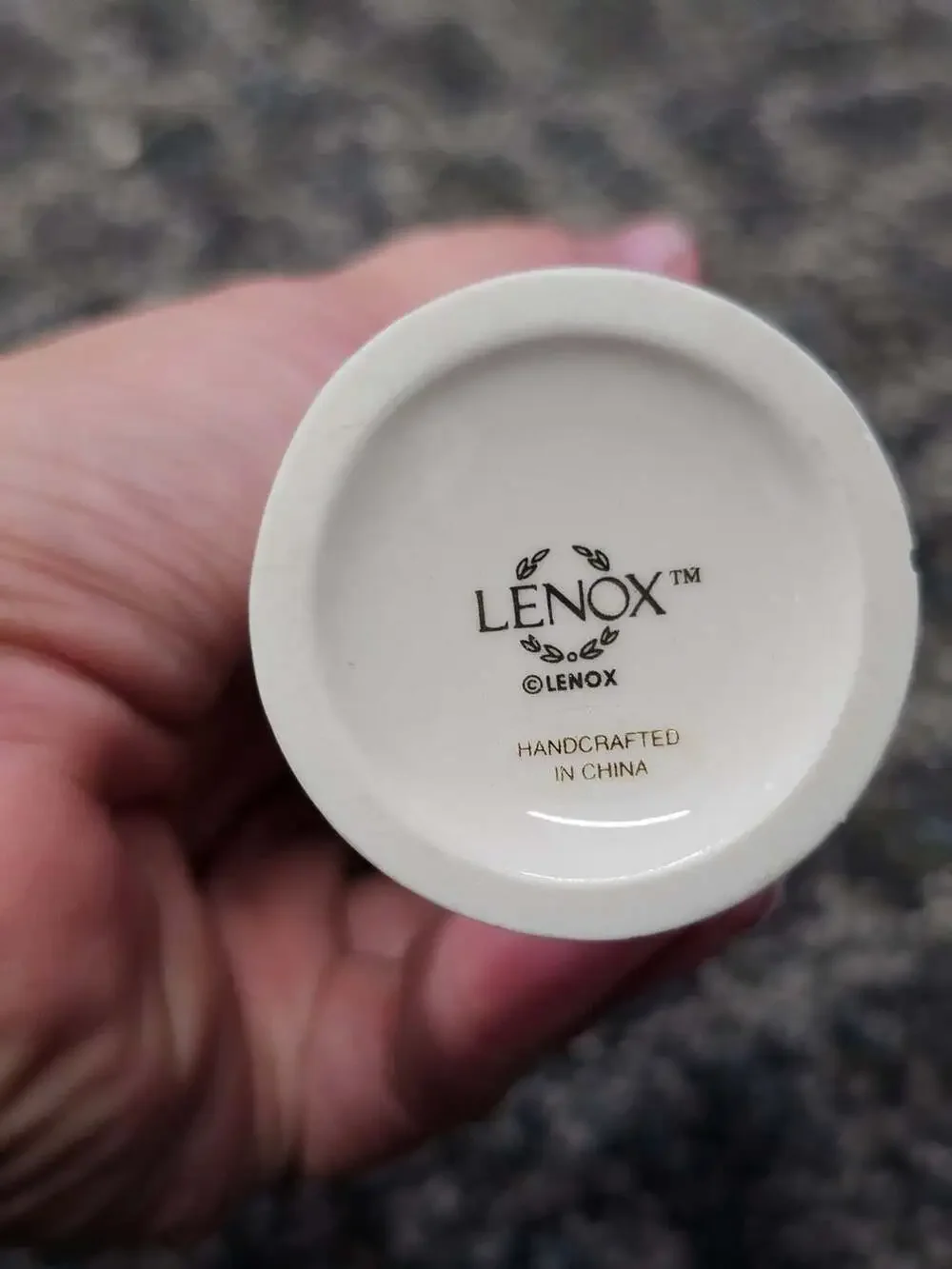 Lenox Rosebud Collection Bud Vase White Gold